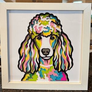 3D Dog Shadowbox
